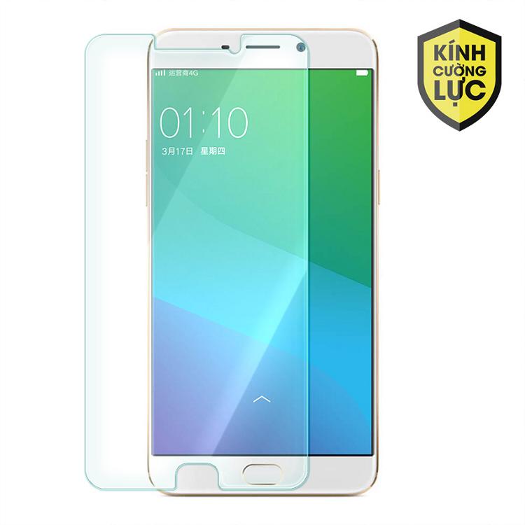 tấm dán kính cường lực OPPO F1S/ A59 - trong suốt Tặng Phụ Kiện Dán Tại Nhà