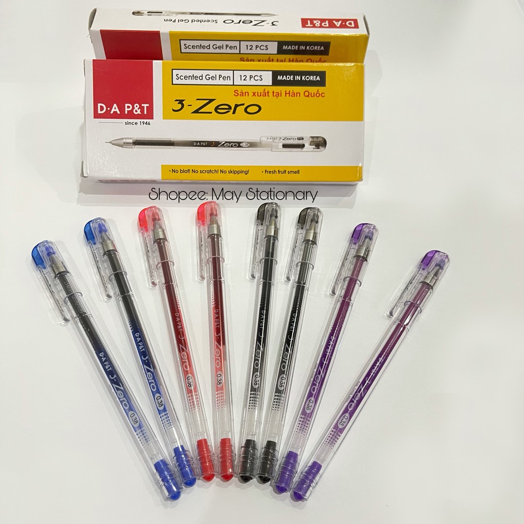 Bút Gel 3 - Zero (1 hộp/12 cây)