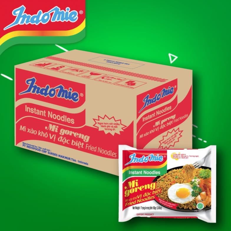 SỈ THÙNG 40 MÌ INDOMIE  VỊ ĐẶT BIỆT - MÌ TRỘN/XÀO KHÔ