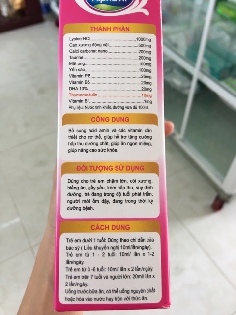 Alphavit Ăn Ngon Ngủ Tốt