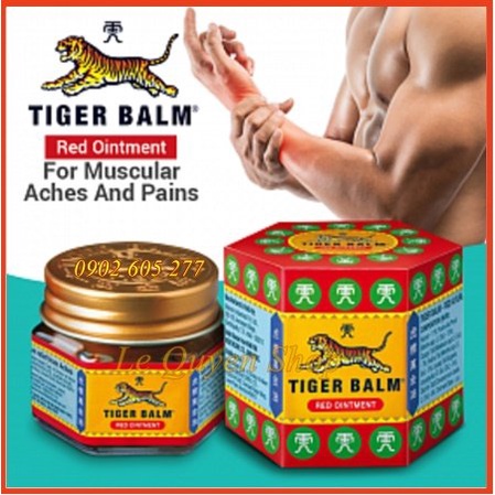 Dầu Cù Là Con Hổ Đỏ Tiger Balm Thái Lan 19,4gr