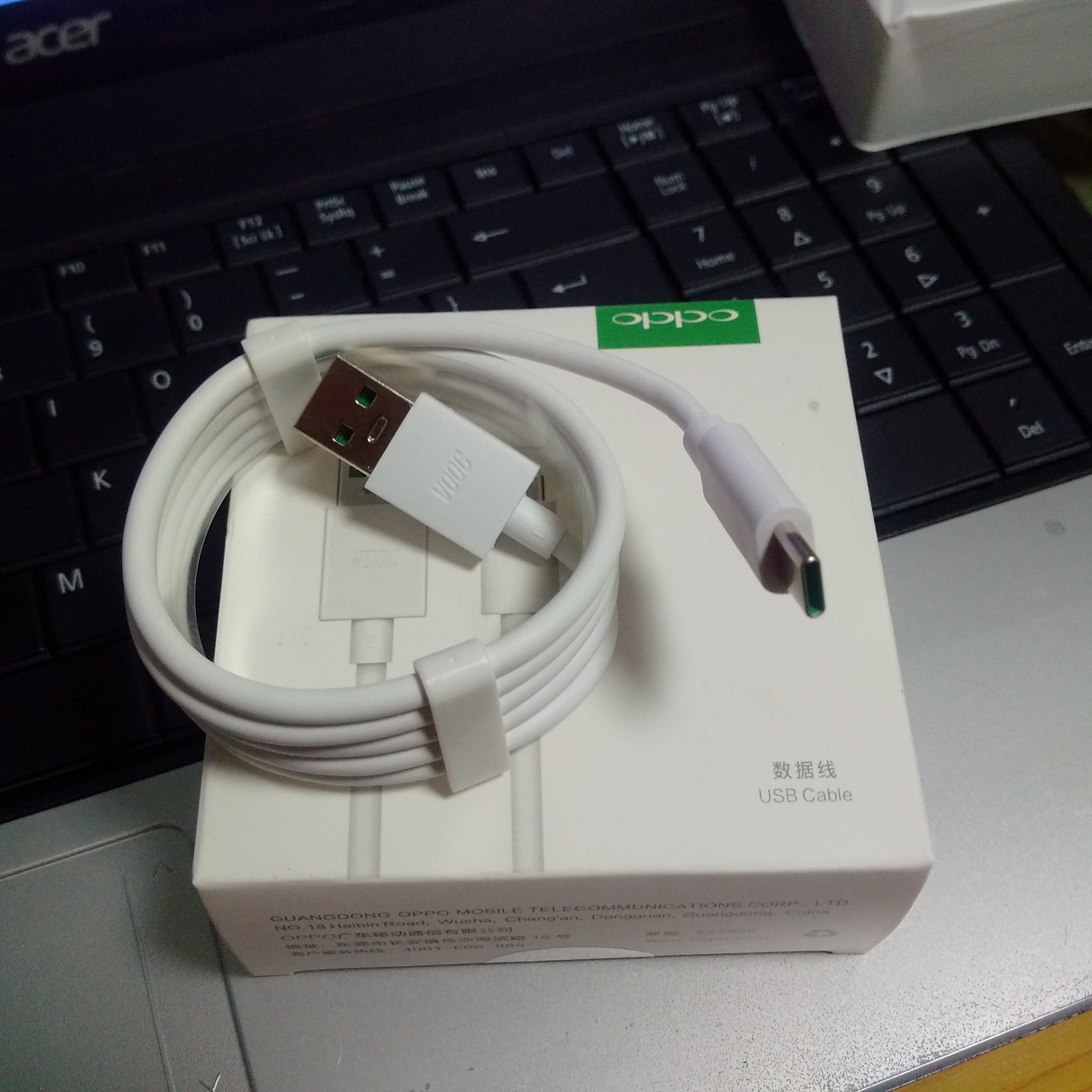 Cáp sạc nhanh vooc oppo find x, r17 pro, r17, a5, a52, a9, a91, a92, reno2f, reno3, reno4 - type-c