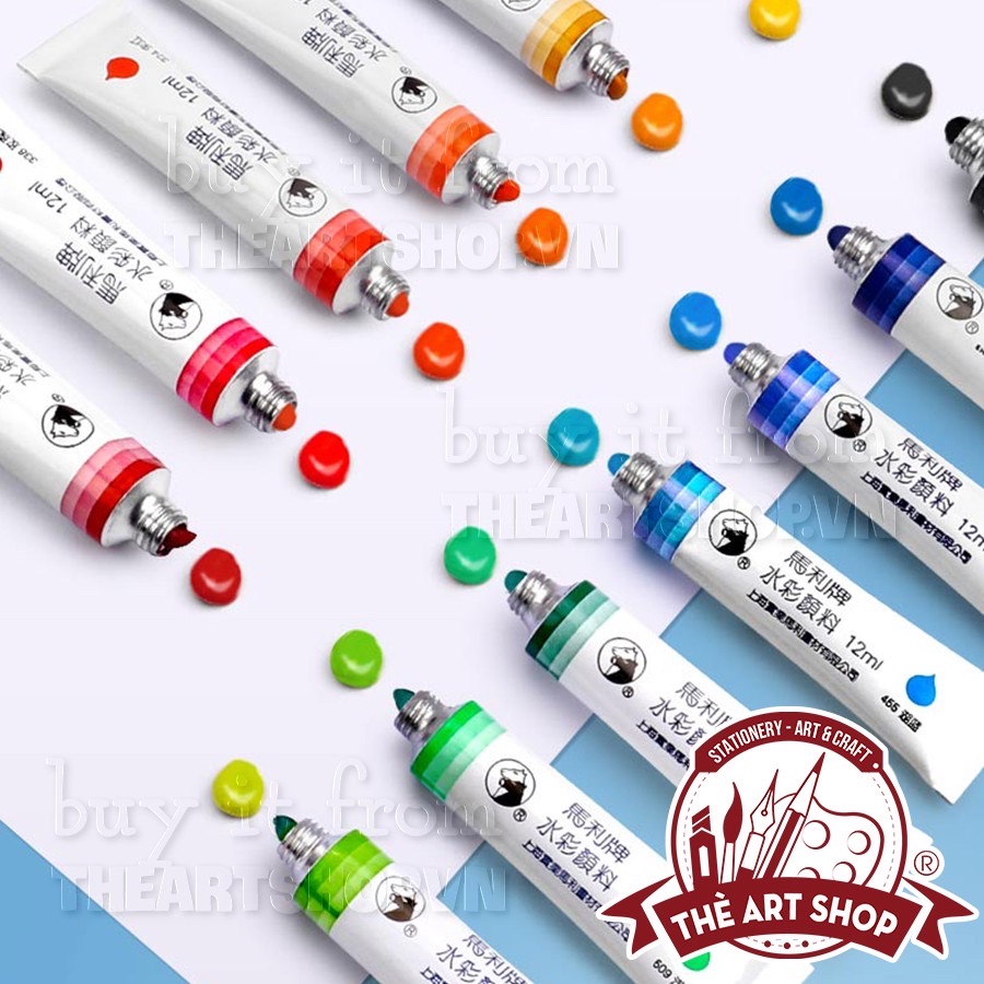 [THEARTSHOP] Bộ màu Nước MARIE'S 12/18/24/36 dạng tuýp 12ml