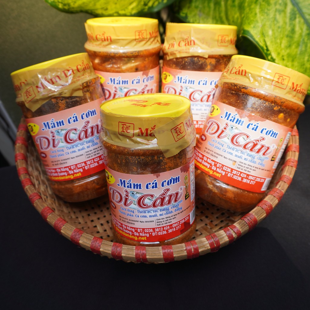 HCM - Mắm Cá Cơm Dì Cẩn Đặc Sản Đà Nẵng hủ 500g