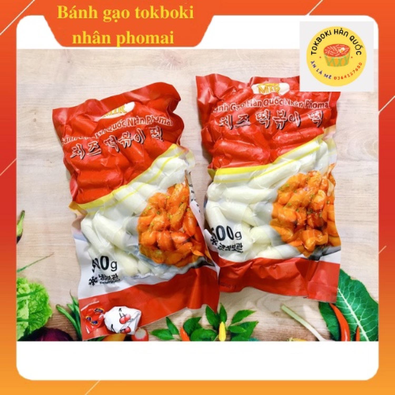 1KG TOKBOKI NHÂN PHOMAI (ĐÃ KÈM SỐT)