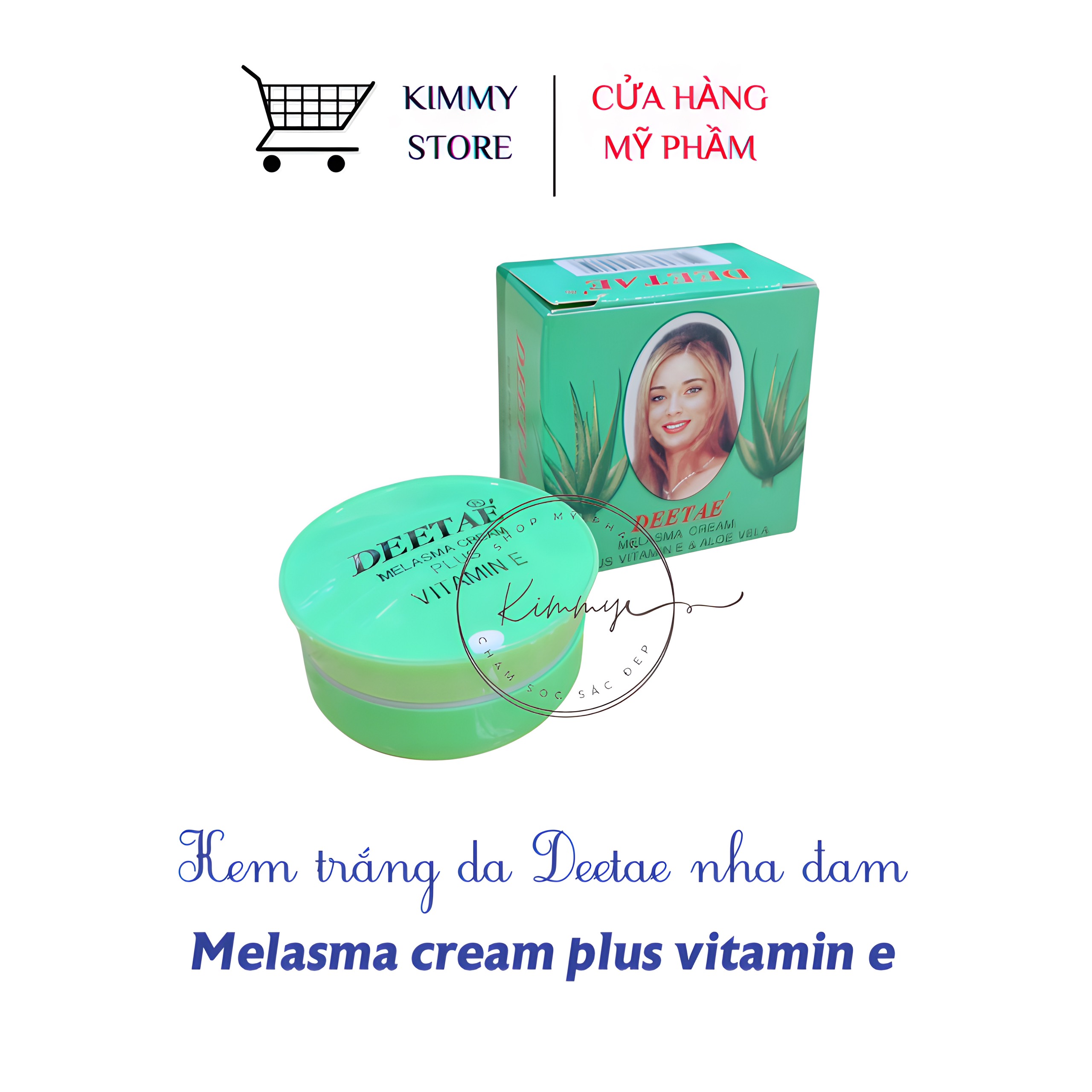 [HCM]Lẻ hộp Kem nha đam Deetae Thái
