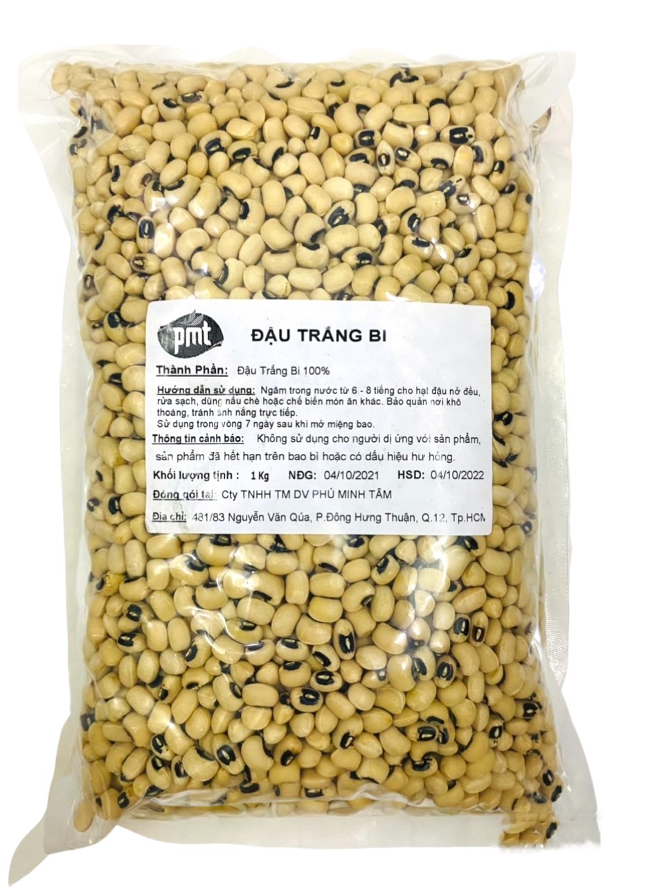 Đậu trắng bi Phú Minh Tâm ( Túi 1Kg)