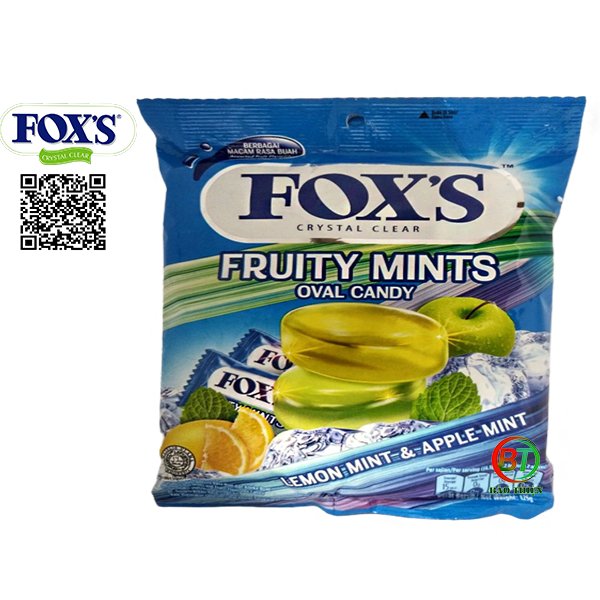 Kẹo fox's trái cây gói 125g