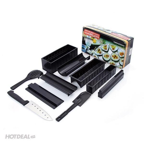 ﹍ bộ dụng cụ làm sushi 11 món chế biến món sushi