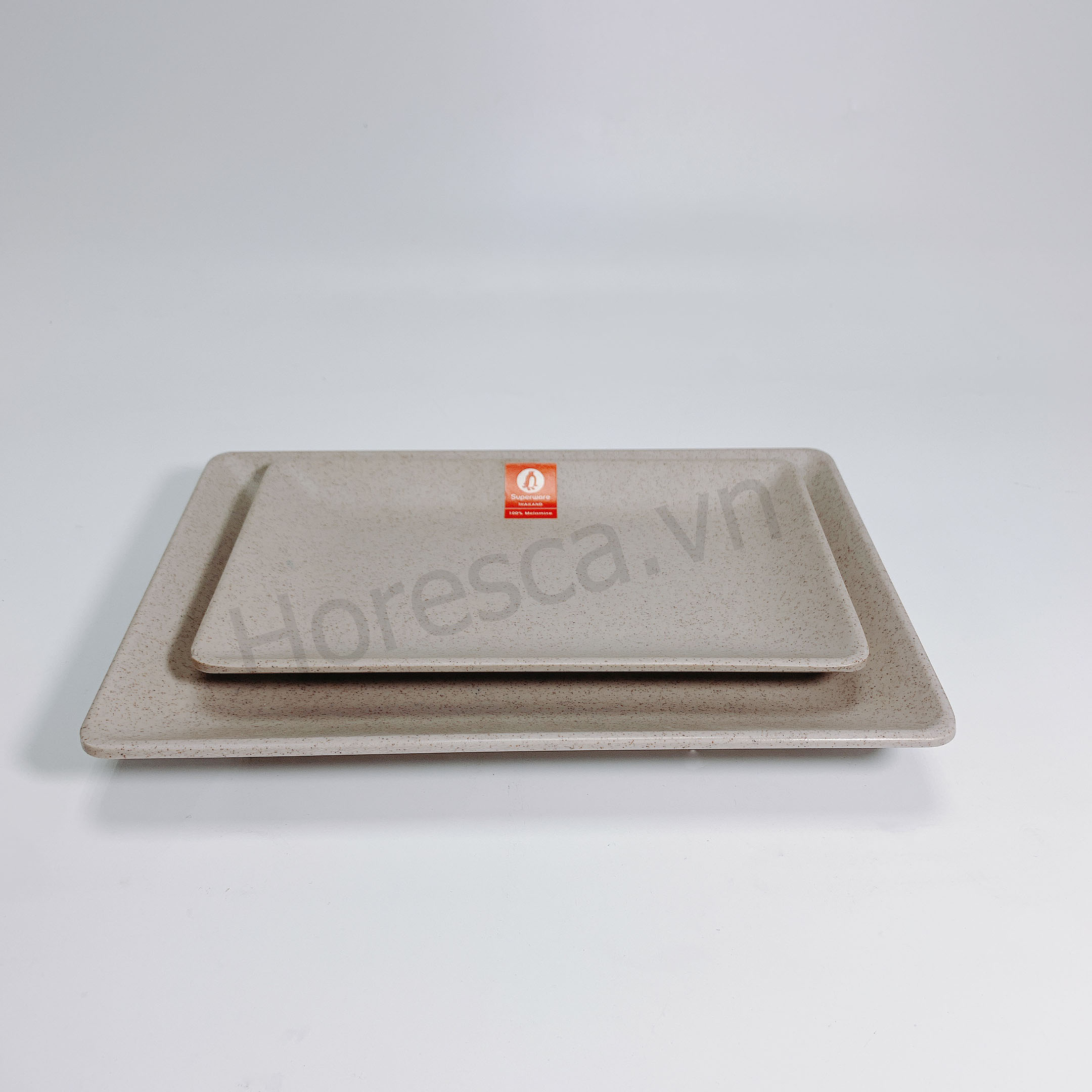 Bộ Bát Đĩa SUPERWARE Nhựa Phíp 100% Melamine - Light Brown N2