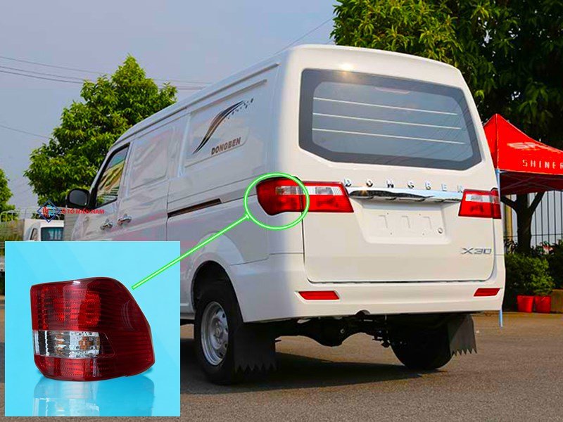 Đèn hậu xe dongben x30, xe SRM hàng tốt
