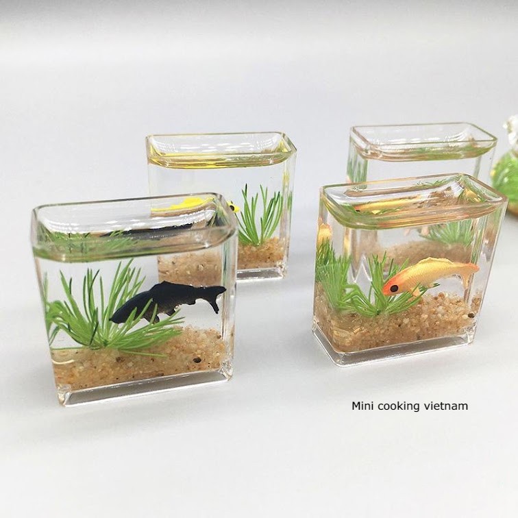 Mô hình bể cá mini cho nhà búp bê Cho Nhà Búp Bê