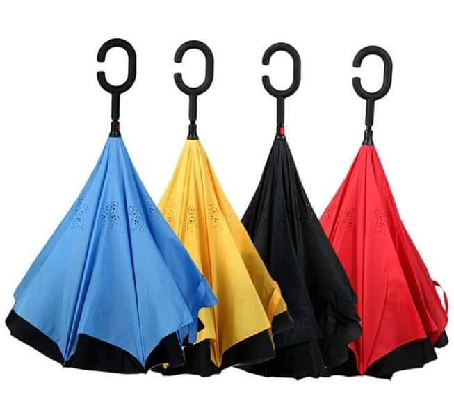 Ô GẤP NGƯỢC THÔNG MINH RẤT TIỆN,Ô, Dù gấp ngược chuyên dụng khi đi ô tô chống tia UV hàng cao cấp