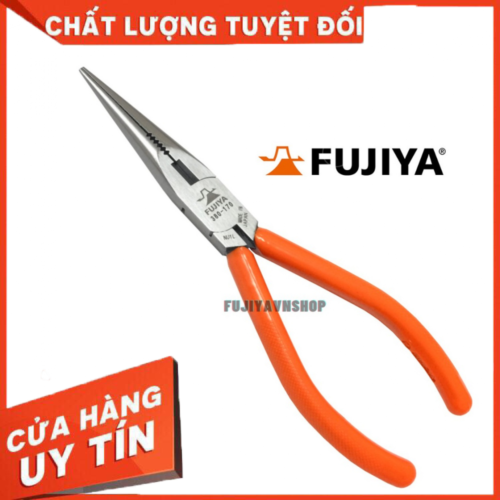 Kìm nhọn fujiya 380-170 - 6.7"/170mm nhật bản