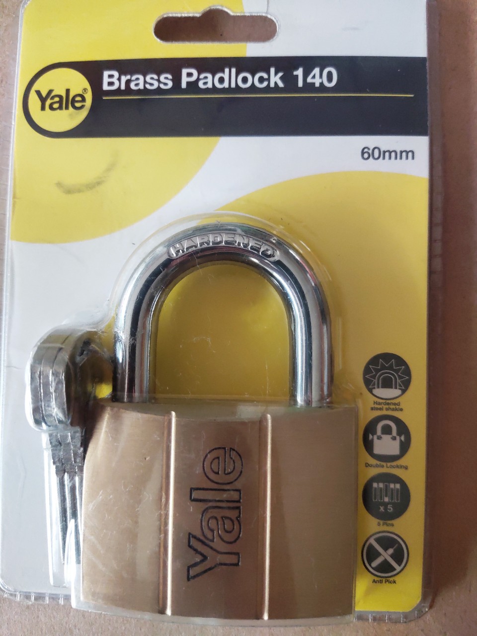 [Chính hãng] Khóa Bấm Yale V140/60 - Khoá 6 phân bấm Yale