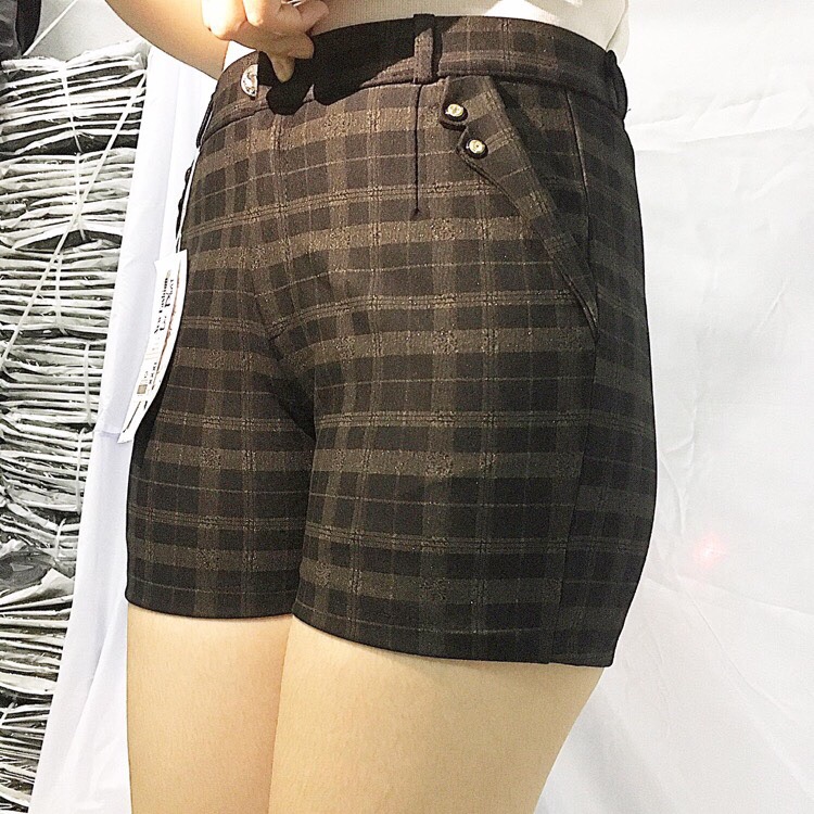 [HCM]Quần đùi sọc karo hàn quốc