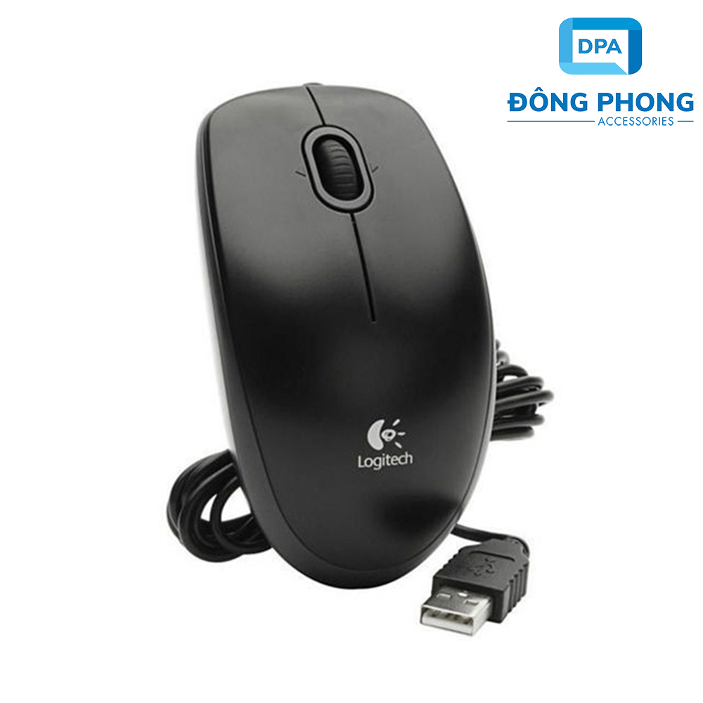 Chuột Quang USB Logitech B100 Chính Hãng 