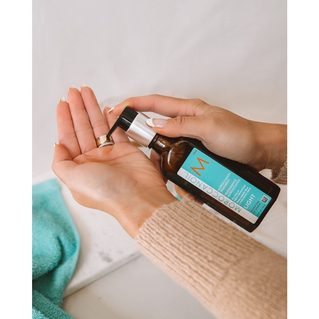 DẦU DƯỠNG TÓC MOROC TREATMENT LIGHT cho tóc mỏng hoặc sáng màu 100ML - 200ML