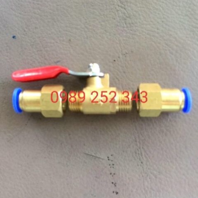 Van khoá 2 Đầu ống 12mm ( đầu nối Hiệu SUNCOS ) Tốt
