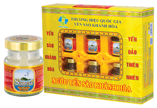 Hộp 6 hũ nước yến sào Khánh Hòa có đường 70ml