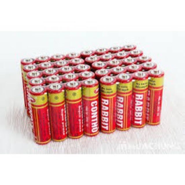 1 Hộp pin con thỏ AA 1,5V 40 viên