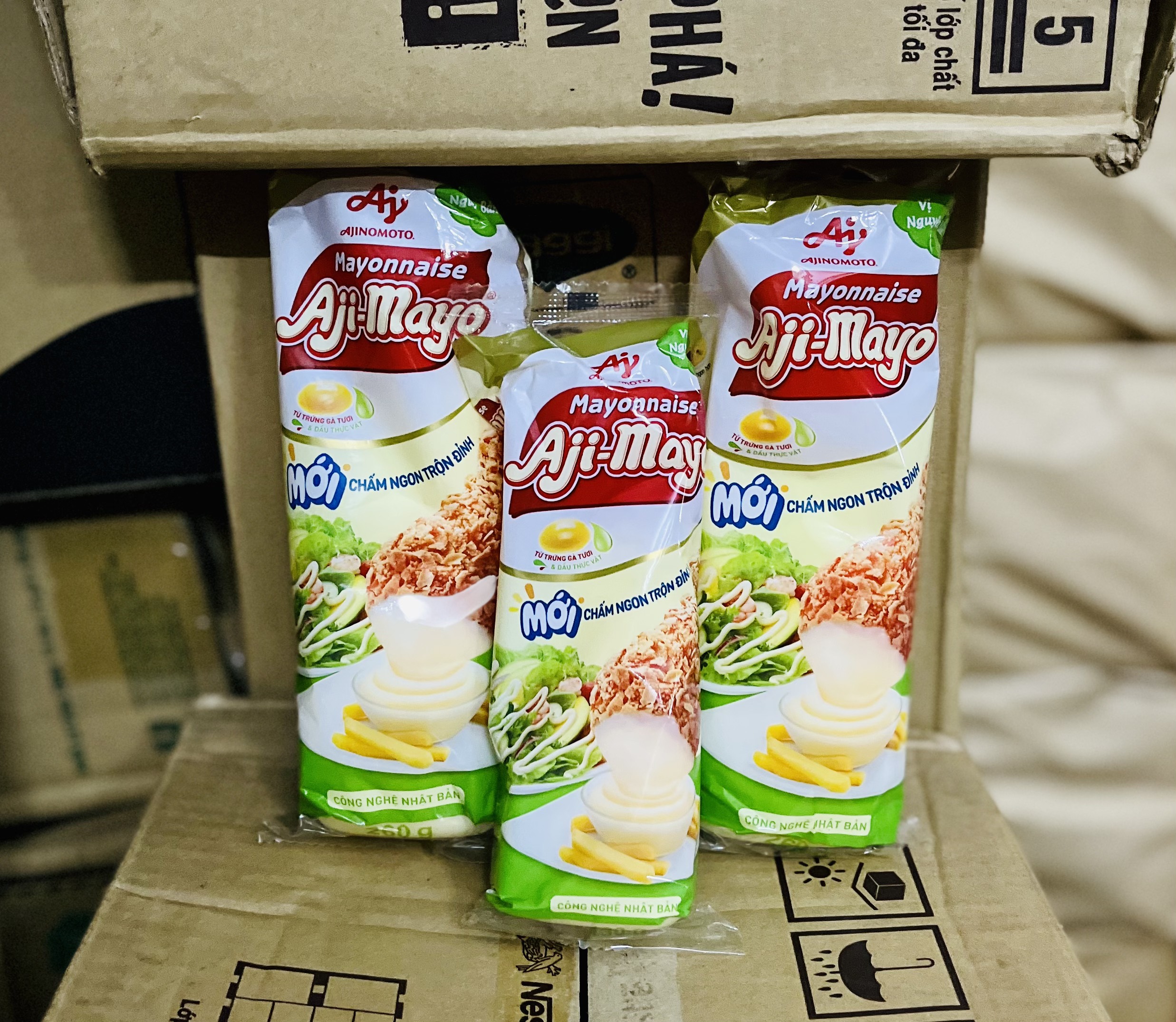 Sốt mayonnaise Ajimayo chai (130g-260g)