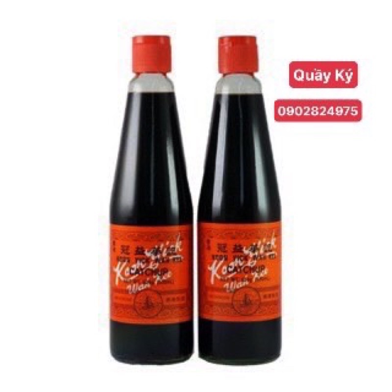 Dấm đỏ catchup koon yick wah kee 550ml - dấm đỏ hongkong