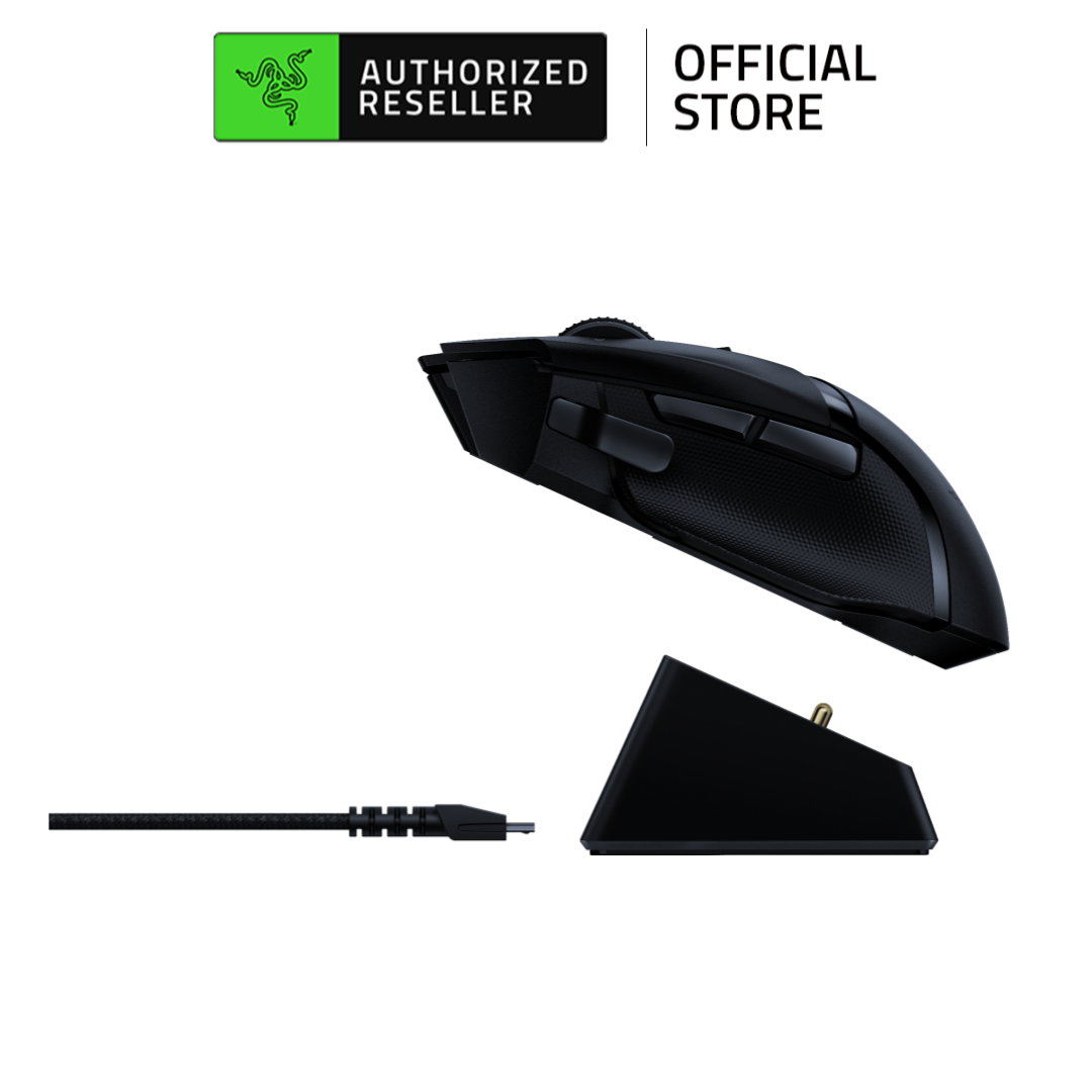 Razer Basilisk Ultimate with Charging Dock Wireless Gaming Mouse with 11 Programmable Buttons (Chuột không dây Gaming)