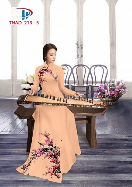 [HCM]Vải áo dài hoa anh đào