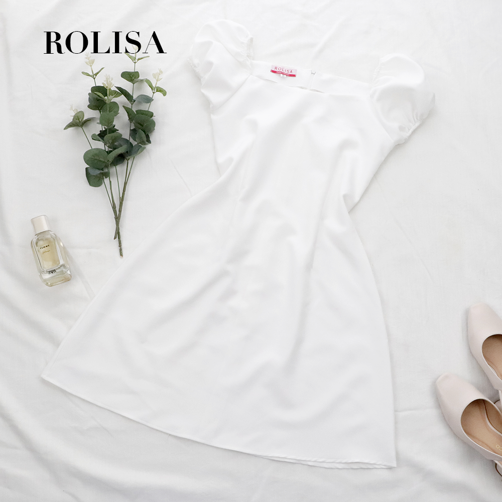 Đầm dự tiệc trễ vai  dễ thương ROLISA RD062