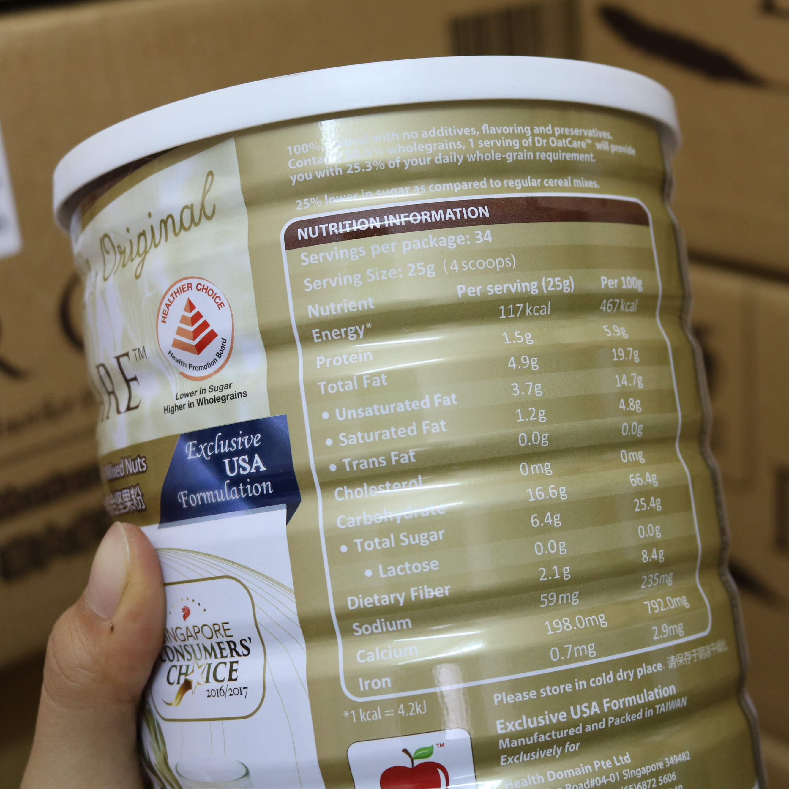 Sữa hạt Dr Oatcare - Combo 3 lon 850gr
