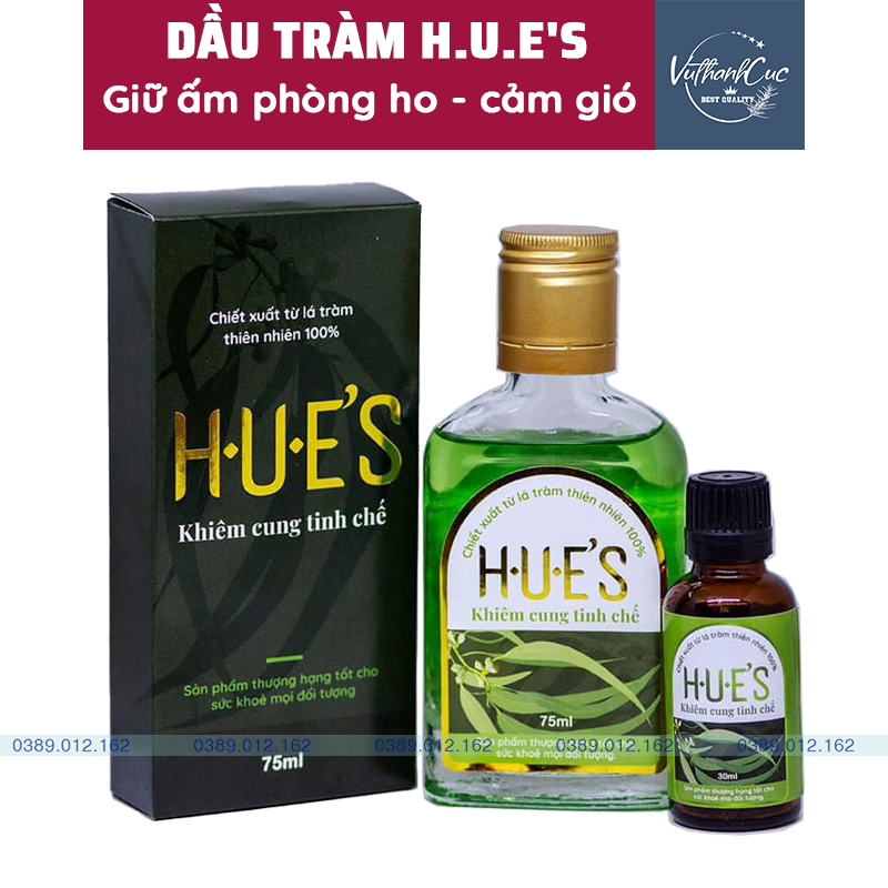 Dầu Tràm H.U.E'S (Huế) - Khiêm Cung Tinh Chế [CHÍNH HÃNG]