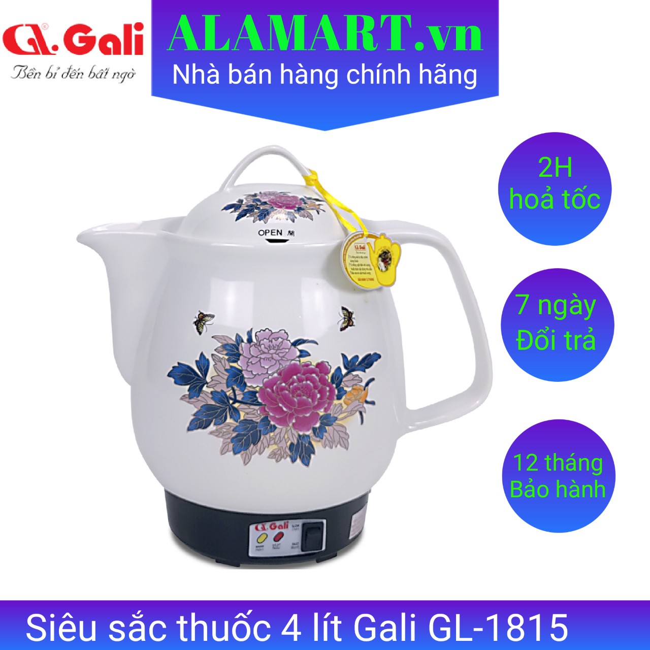 Siêu sắc thuốc gali gl-1815 - hàng chính hãng