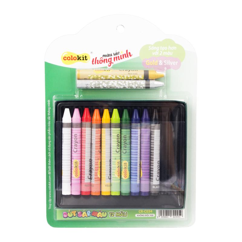 Bút sáp màu Jumbo Colokit CR-C034