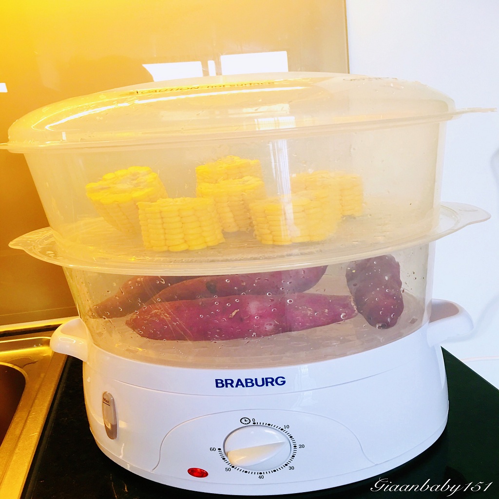 Bộ Nồi Hấp Điện Đa Năng 3 Tầng Braburg