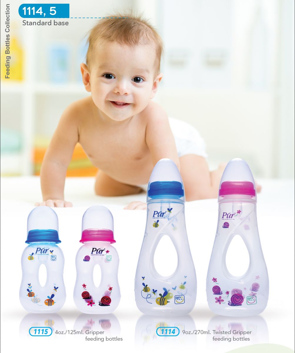 Bình sữa Gripper Pur 120ml không chứa BPA (1115)