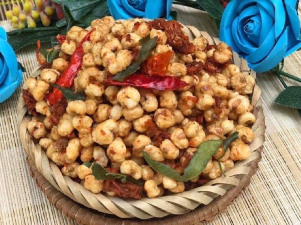 Bắp Lắc Khô Bò Lá Chanh 100G