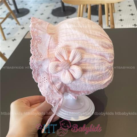 Mũ nón tiểu thư hoa mai vàng dễ thương cho bé gái