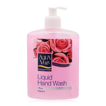 Nước rửa tay AquaVera dưỡng chất hoa hồng