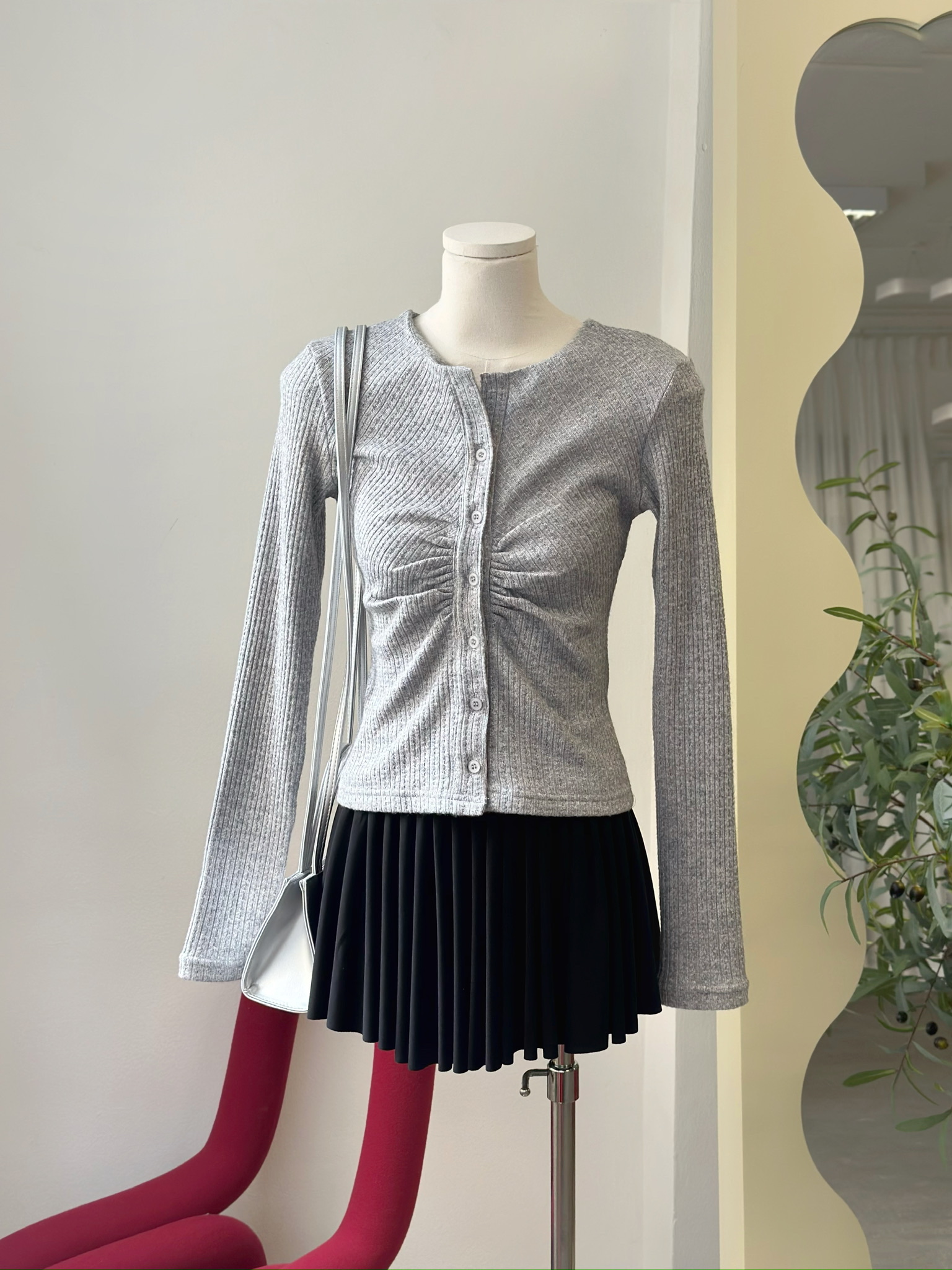MÌ - ÁO KIỂU TAY DÀI PHỐI CÚC - LAVA TOP