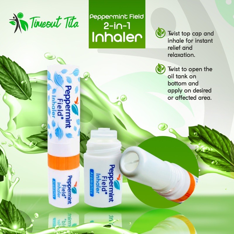 [HCM]DẦU HÍT THÔNG MŨI BẠC HÀ PEPPERMINT FIELD - THÁI LAN