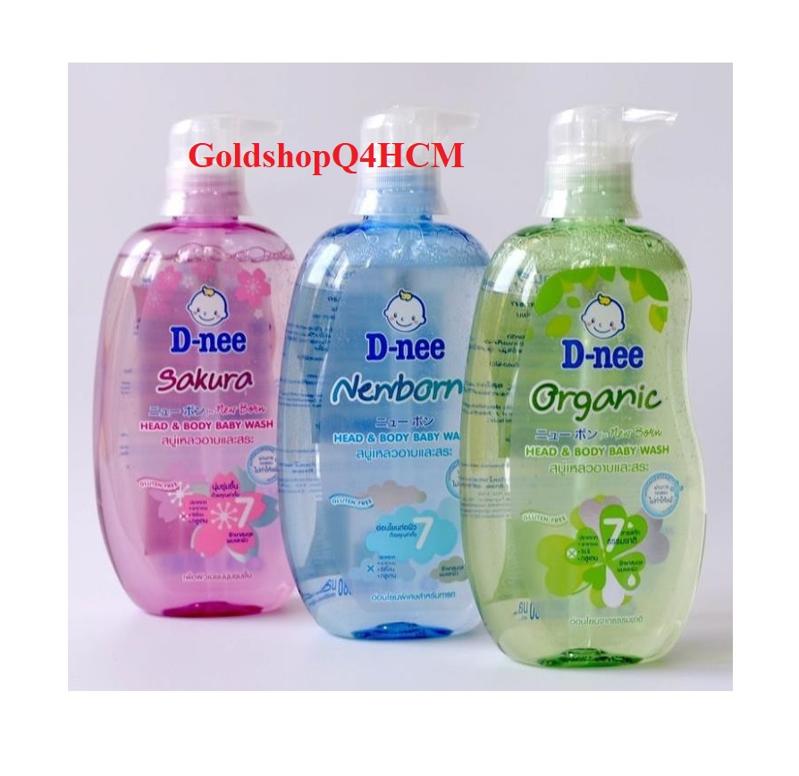 HCM - Tắm gội Dnee Pure Organic 380ml Thái Lan
