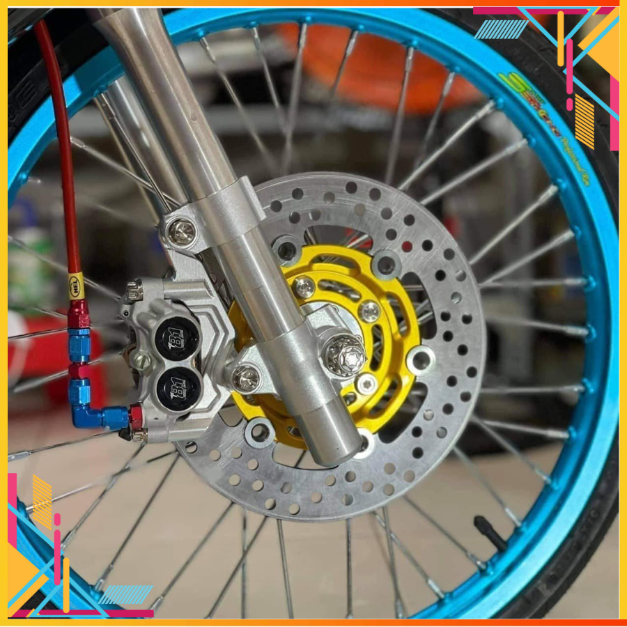 Pát trước + sau_lắp heo 81 4 piston_có tất cả các dòng xe hiện nay