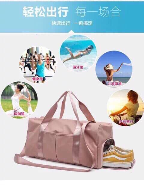 Túi đựng quần áo, đồ dùng cá nhân khi đi chơi, đi công tác, du lịch có ngăn riêng để giày dép gọn gàng, sạch sẽ, chất liệu bằng vải chống thấm nước, đường may tinh tế, tỉ mỉ, trọng lượng siêu nhẹ, nhiều màu cho cả nam và nữ SIÊU KHUYẾN MÃI