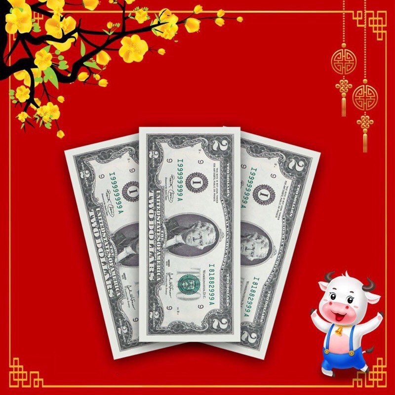 COMBO 20 CÁI BAO LÌ XÌ ĐÔ LA CAO CẤP C150