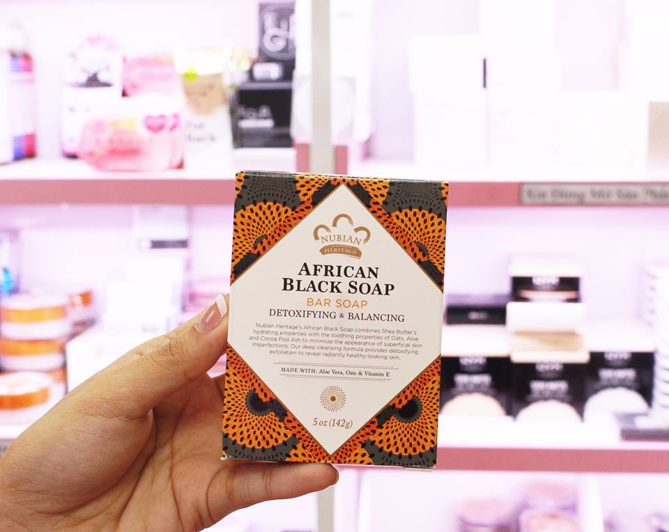 XÀ PHÒNG ĐEN NUBIAN AFRICAN BLACK SOAP