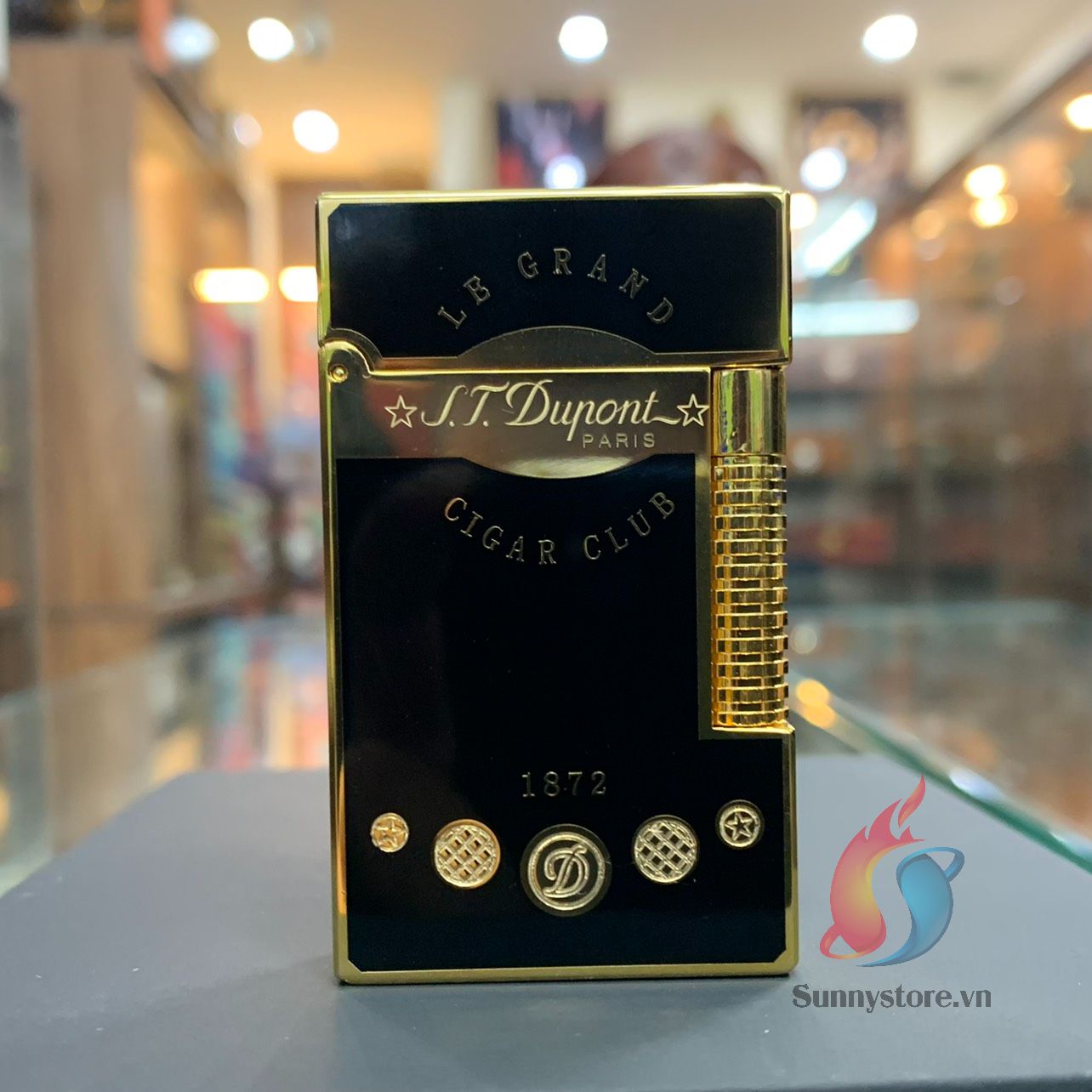 Bật Lửa Dupont Ligne 2 Club Black Lighter