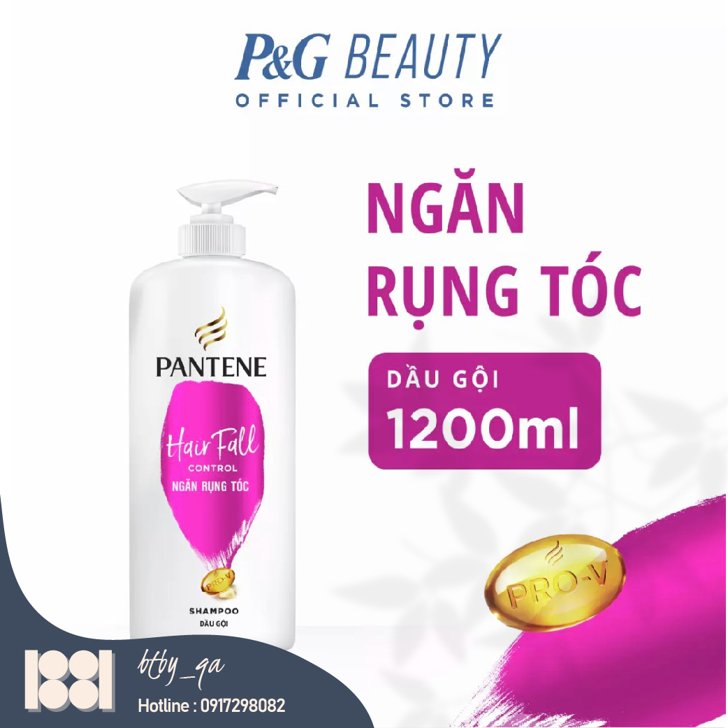 [TẶNG LƯỢC CHỐNG RỐI] Dầu Gội PANTENE Ngăn Rụng Tóc Chai 1200ML