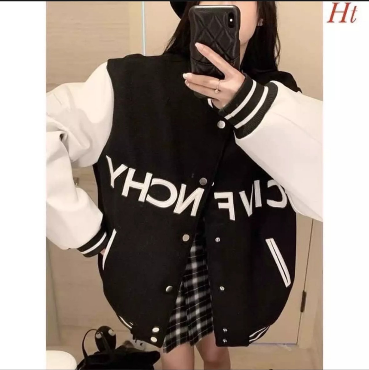 Áo Khoác Bomber Phối tay trắng CIVF. ÁO khoác nam nữ chất nỉ cotton phong cách hàn quốc .thời trang hottrend 365