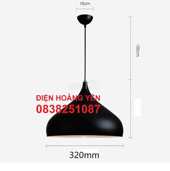 [HCM]CHAO ĐÈN GIỌT NƯỚC ( KHÔNG CÓ BÓNG )